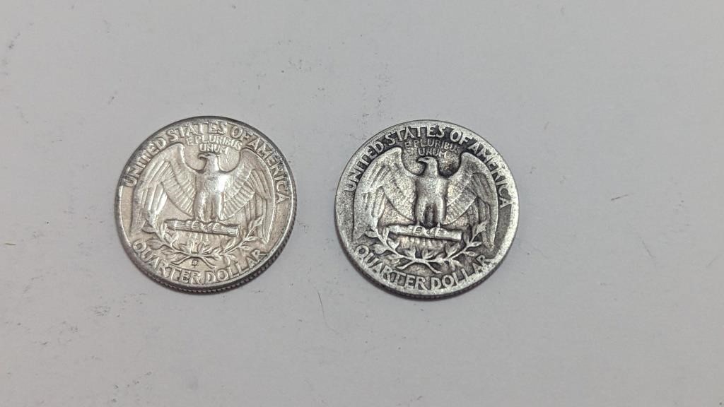 Silver 1935 Quarters (2)