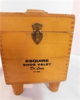 Wood Esquire Shoe Valet