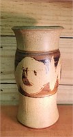 Stoneware Pottery Vase Vintage