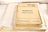 War Dept Manuals 1940s-50s Drafting Paper