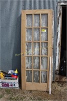 Oak Glass Panel Door