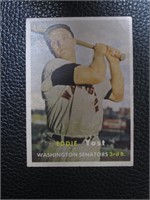 1957 TOPPS #177 EDDIE YOST SENATORS VINTAGE