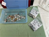 200+ FOREIGN COINS 1960'S-1980'S