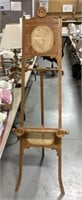 Wood easel 69in tall