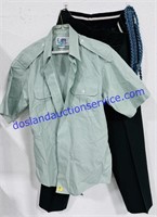 US Army 16 1/2 Short Sleeve, 34 R Trousers,