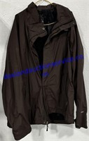 Brown The North Face Coat (Size Large)