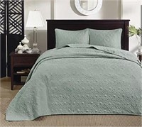 Madison Park Mansfield Antimicrobial Quilt Set-Kin