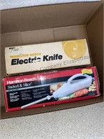 2 Hamilton Beach electric knives not tested,