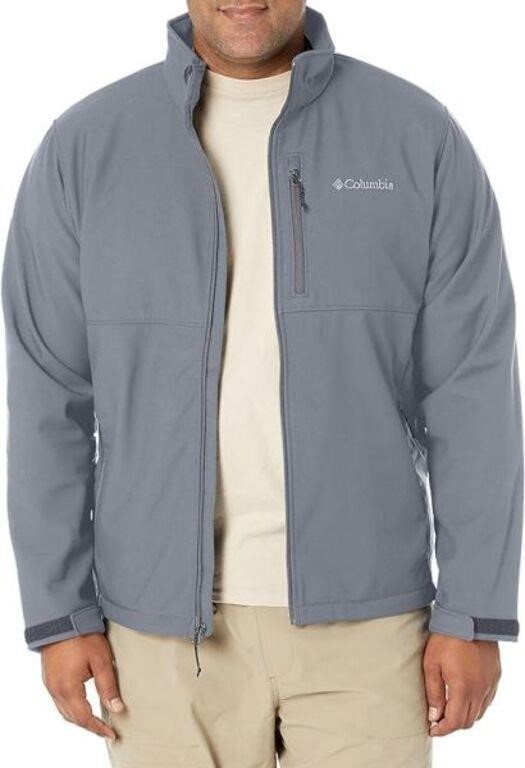 Columbia Men's 4XL Ascender Softshell Jacket, Grey