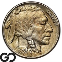 1929-S Buffalo Nickel, Choice BU++/Near Gem BU