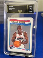 1991 Hoops Michael Jordan USA GMA 8