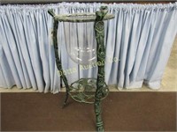 DECORATIVE WROUGHT IRON PLANT STAND: