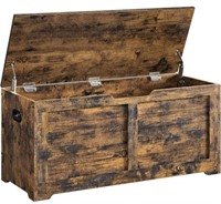 VASAGLE RUSTIC BROWN STORAGE CHEST