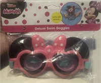 Disney Junior Minnie Mouse Deluxe Swim Goggles NEW