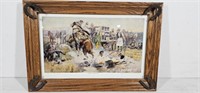 Charles M. Russell "A Bronc to Breakfast" Print
