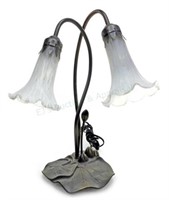 Art Glass Lily Pad Table Lamp