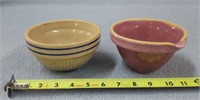 2- Small Stoneware Bowls