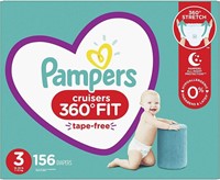 Pampers Pull On Cruisers Diapers Size 3, 156 Count