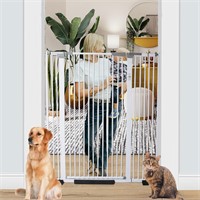 SHYUJAJIE 51 inch Extra Tall Cat Pet Gate for Door