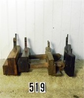 4 – Assorted wooden molding planes, F-restored