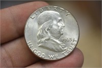 90% Silver Franklin Half Dollar