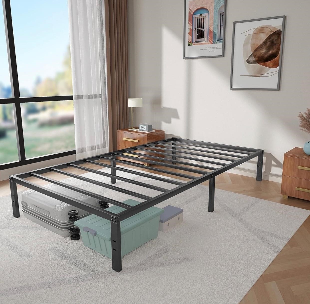 Twin XL Metal Platform Bed Frame