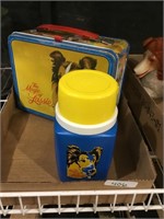 LASSIE Metal Lunch Box With Thermos