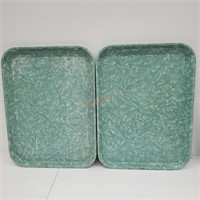 Mid century fibreglass cafeteria trays