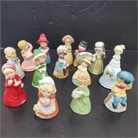 Ceramic figurine bells - 14