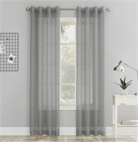 Mainstays Crushed Voile Curtain Panel- 2Panels