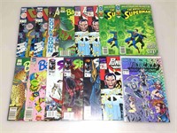 Assorted comic books. Spawn, Punisher, Barbie.