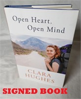 CLARA HUGHES SIGNED BIO BOOK