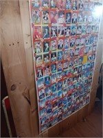 Uncut Sheet of Topps Sports Cards