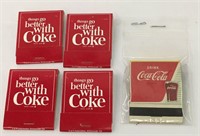 Group Of Coca Cola Advertising Matches