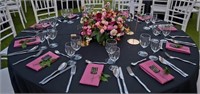 ROUND TABLE CLOTHS 120INCH 2PCS