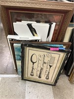 LARGE LOT OF ART