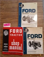 3 Ford tractor shop manuals 1955-1964