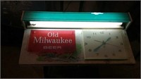 Old Milwaukee beer sign - works