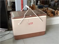 Coleman metal cooler