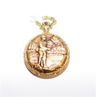 ANTIQUE STYLE POCKET WATCH ! FLY FISHING !