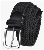 New Mens Elastic Braided Belt 1.34“ Wide Stretch