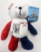9-11 New York City Memorial Stamp Plush Bear 2002