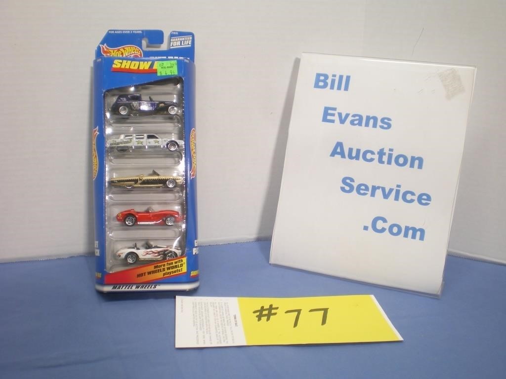 Show Biz, #21078 Hot Wheels 5 Car Gift Pack, NOS