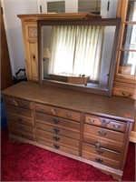 Dresser with Mirror 6’ Wide