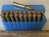 (20 PIECES)AMMO W/PLASTIC CASE-30/40 CRAIG