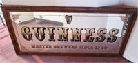 GUINESS BAR MIRROR *HEAVY* *LARGE*