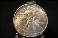 1945-D Walking Liberty Silver Half Dollar