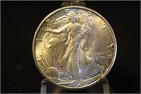 1945-D Walking Liberty Silver Half Dollar