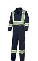 Pioneer 516 Poly/Cotton Safety Coverall - Boot Acy
