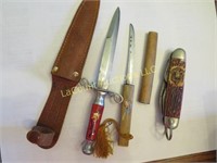 assorted knives boyscout asian